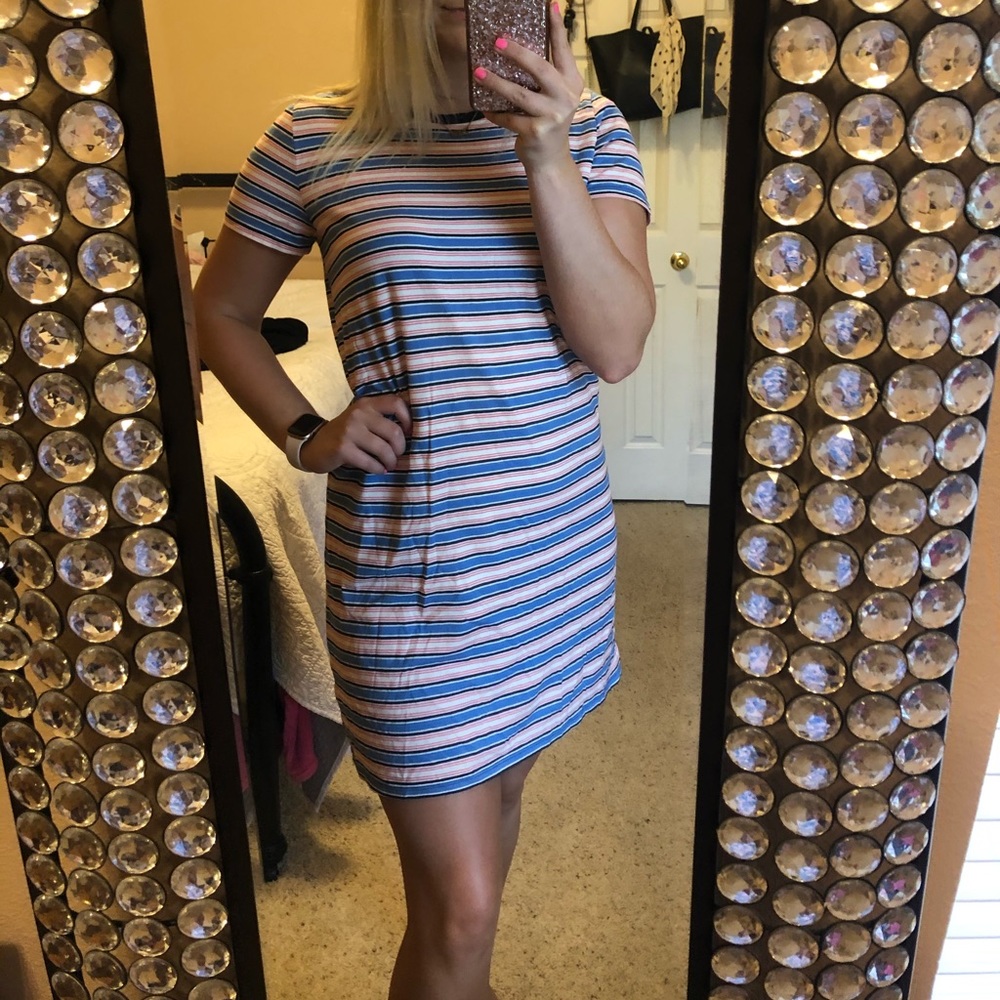J Crew Factory striped dress